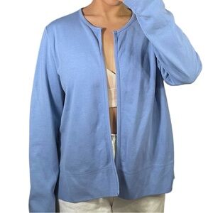 Light Blue LL Bean Cardigan